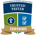 DHS 508 Trusted Tester Certification badge